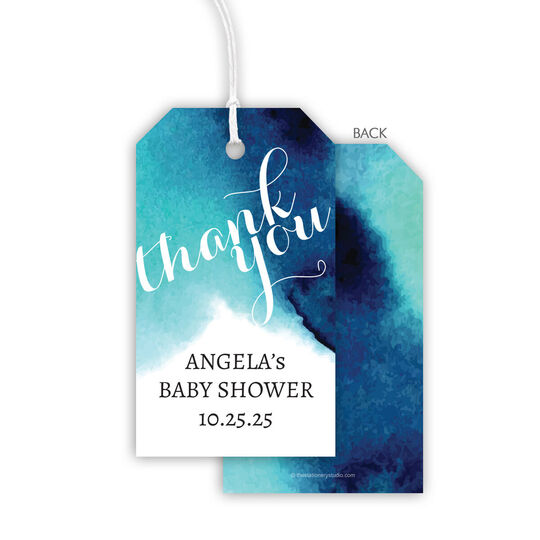 Watercolor Thank You Hanging Gift Tags